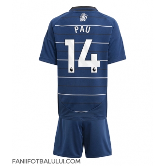 Aston Villa Pau Torres #14 Echipament de Fotbal Replică 2024-25 Copii Treilea (+ Șorturi)